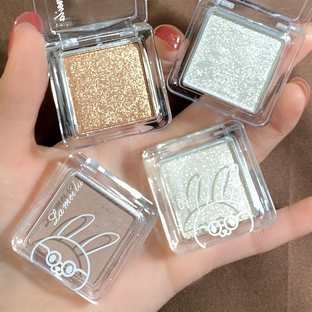 Monochrome Eyeshadow Palette Pearly Glitter Powder