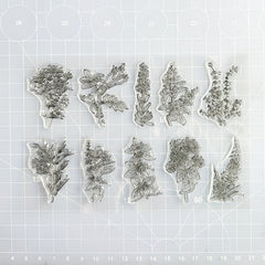 Plant DIY Silicone Clear Stamp for Scrapbooking Crafts