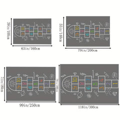 Hop & Count Hopscotch Rug Soft Anti-slip Carpet for Kids