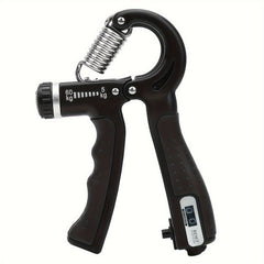 Adjustable Hand Grip Strength Trainer with Counter - Portable Muscle