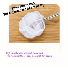 Telescopic Mini Fishing Net Stainless Steel Aluminum Small Square Net