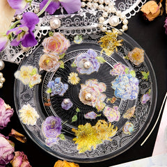 Flower Petal Stickers for DIY Decorations - 2 Sheets