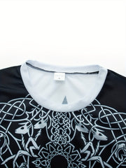 Men's Animal Graphic T Shirt 3D Print Breathable Stretchy Summer Outdoors