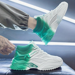 Men's Chunky Lace-up Skate Shoes with Good Grip