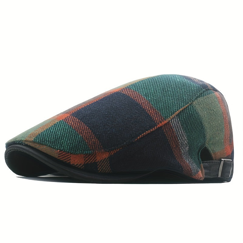 Adjustable Ear Protection Newsboy Cap for Middle aged Dad Men Women