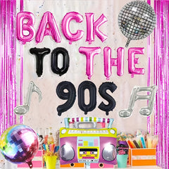 90s Theme Party Balloon Decoration Set