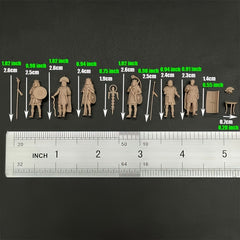 Roman Legion Officer Set 1:72 Scale Military Soldiers Collection