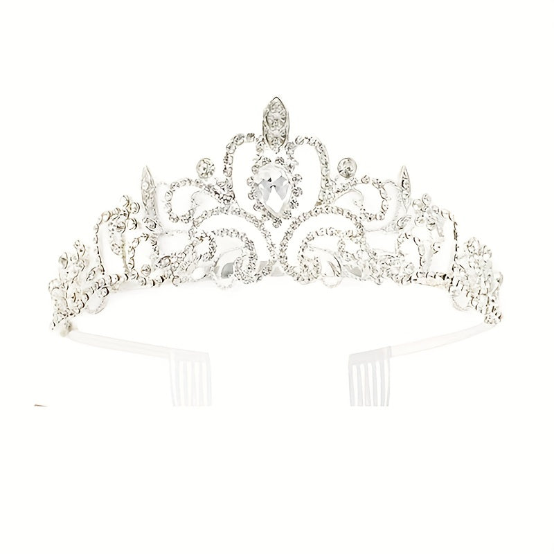 Rhinestone Crown Princess Crown Bridal Wedding Accessories