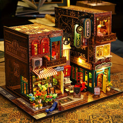 3D Puzzle Dollhouse Mini Doll House DIY Kit with Furniture Wooden