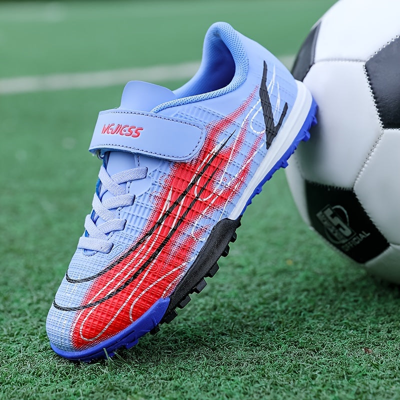 Kids Soccer Shoes TF Cleats Lightweight Athletic Shoes