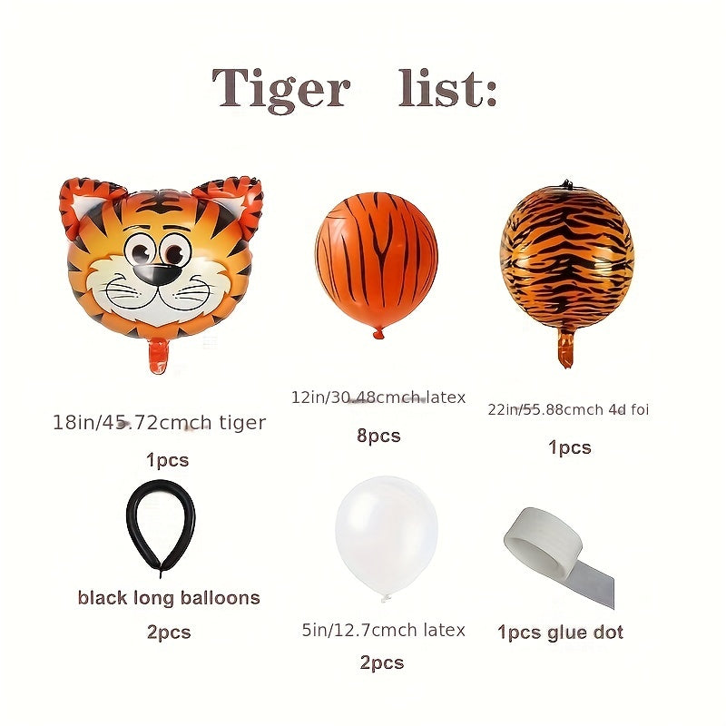 4D Forest Animal Balloon Set - Party Decoration Balloon Set