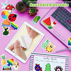 600pcs Cartoon Water Bottle Stickers VSCO Stickers For Kids