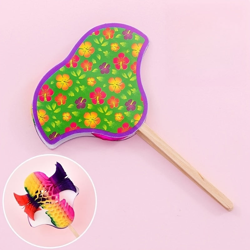 DIY Puzzle Toy Paper Flip Flower Variety God Flower Play Paper Change Flower Toy