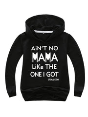 Cozy Letter Print Hoodie For Boys Girls Toddlers 1 SIZE UP