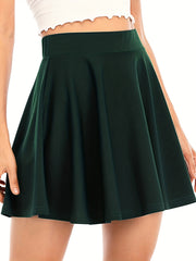 High Waist A Line Skirt Casual Summer Spring Women's Clothing