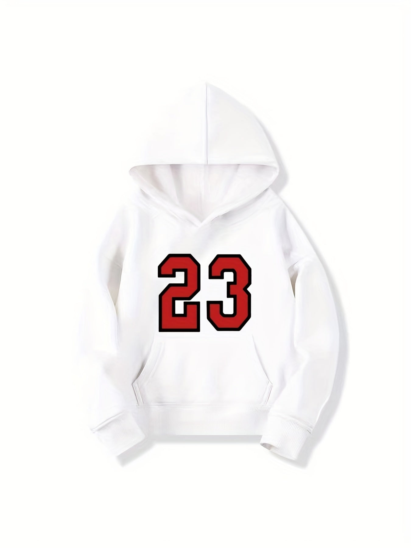 Girls Team Number Pattern Smart Hoodie for Halloween Party
