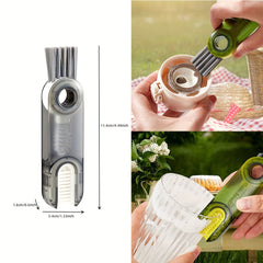3-in-1 Rotatable Stove Brush Groove Cleaning Tool for Stove