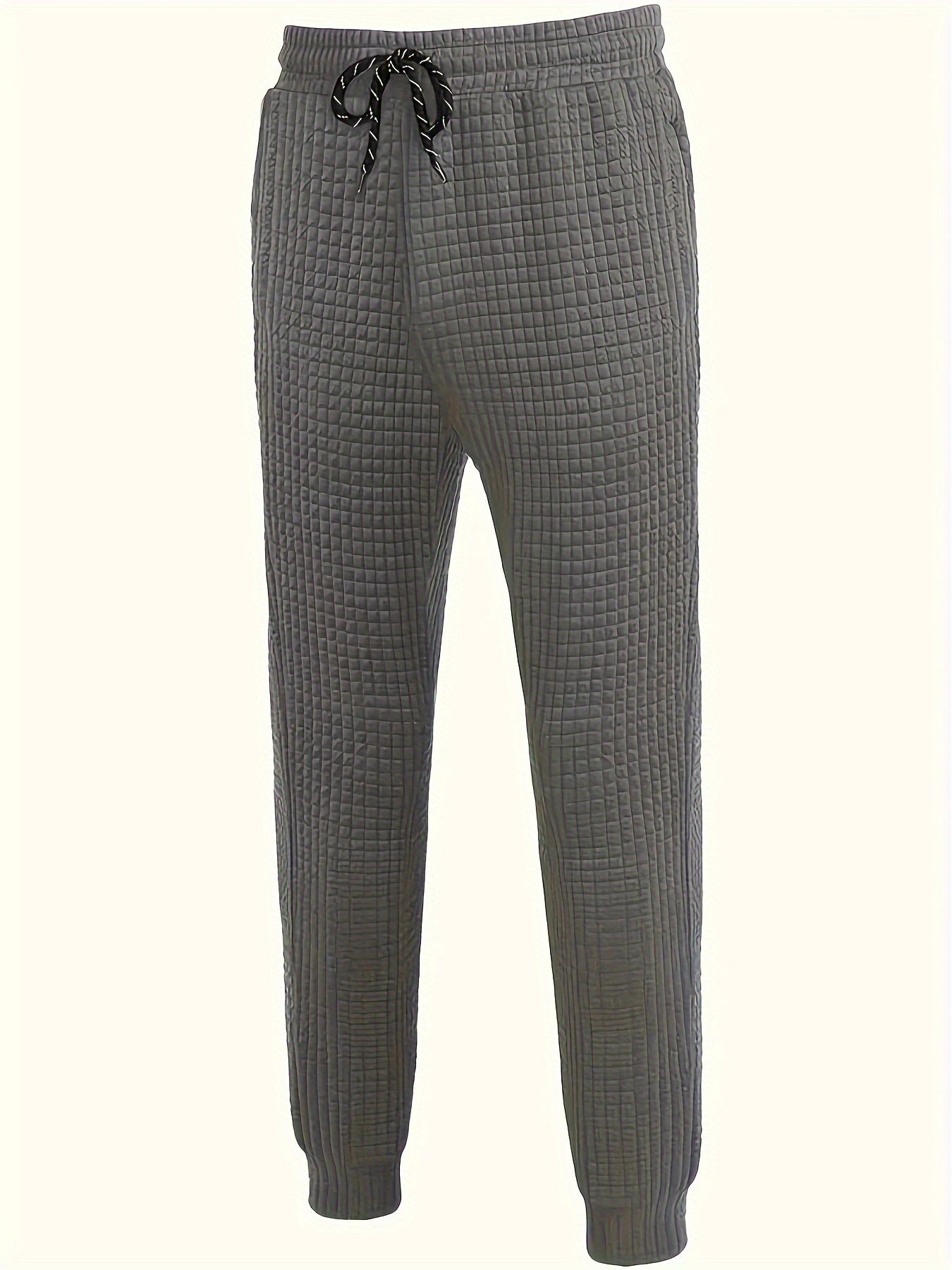 Men's Drawstring Solid Sweatpants Pocket Casual Comfy Jogger Pants