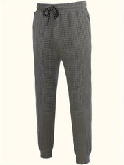 Men's Drawstring Solid Sweatpants Pocket Casual Comfy Jogger Pants
