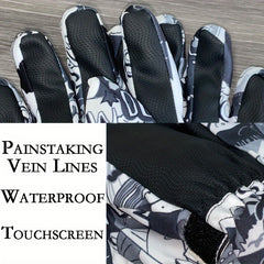 Warm Waterproof Skiing Gloves Touch Screen Outdoor Sports