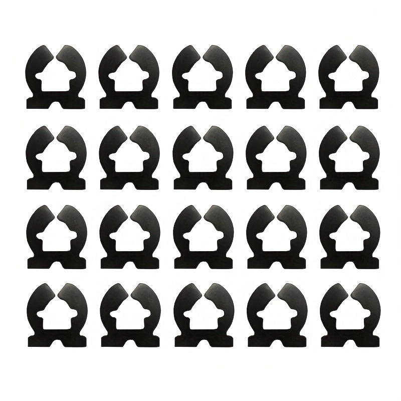 20pcs Rod Clips Fishing Rod Rack Snooker Cue Stick Bracket