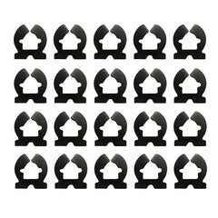 20pcs Rod Clips Fishing Rod Rack Snooker Cue Stick Bracket