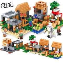 4 in 1 Mine Block Set - Build Your Own Scenes & Perfect Gift