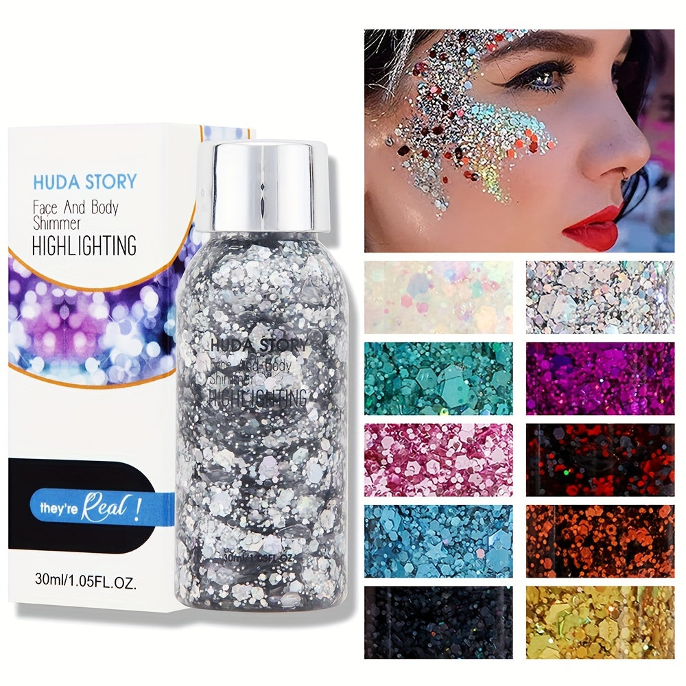 Long Lasting Mermaid Sparkle Glitter Liquid Eyeshadow Gel