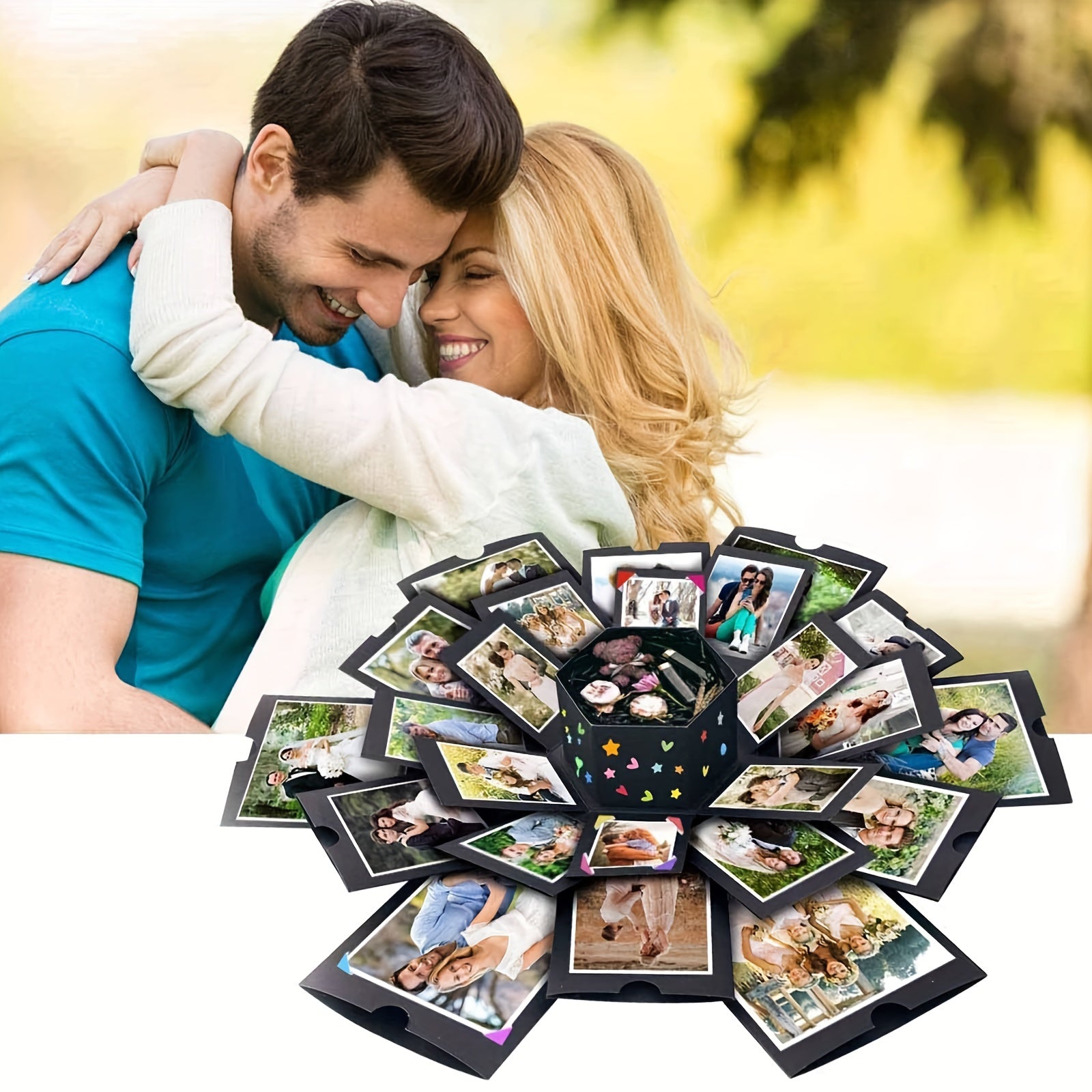 DIY Photo Album Scrapbook Surprise Gift Wedding