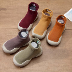 Baby Girls Fruit Slip On Sock Shoes Non Slip Walking Shoes