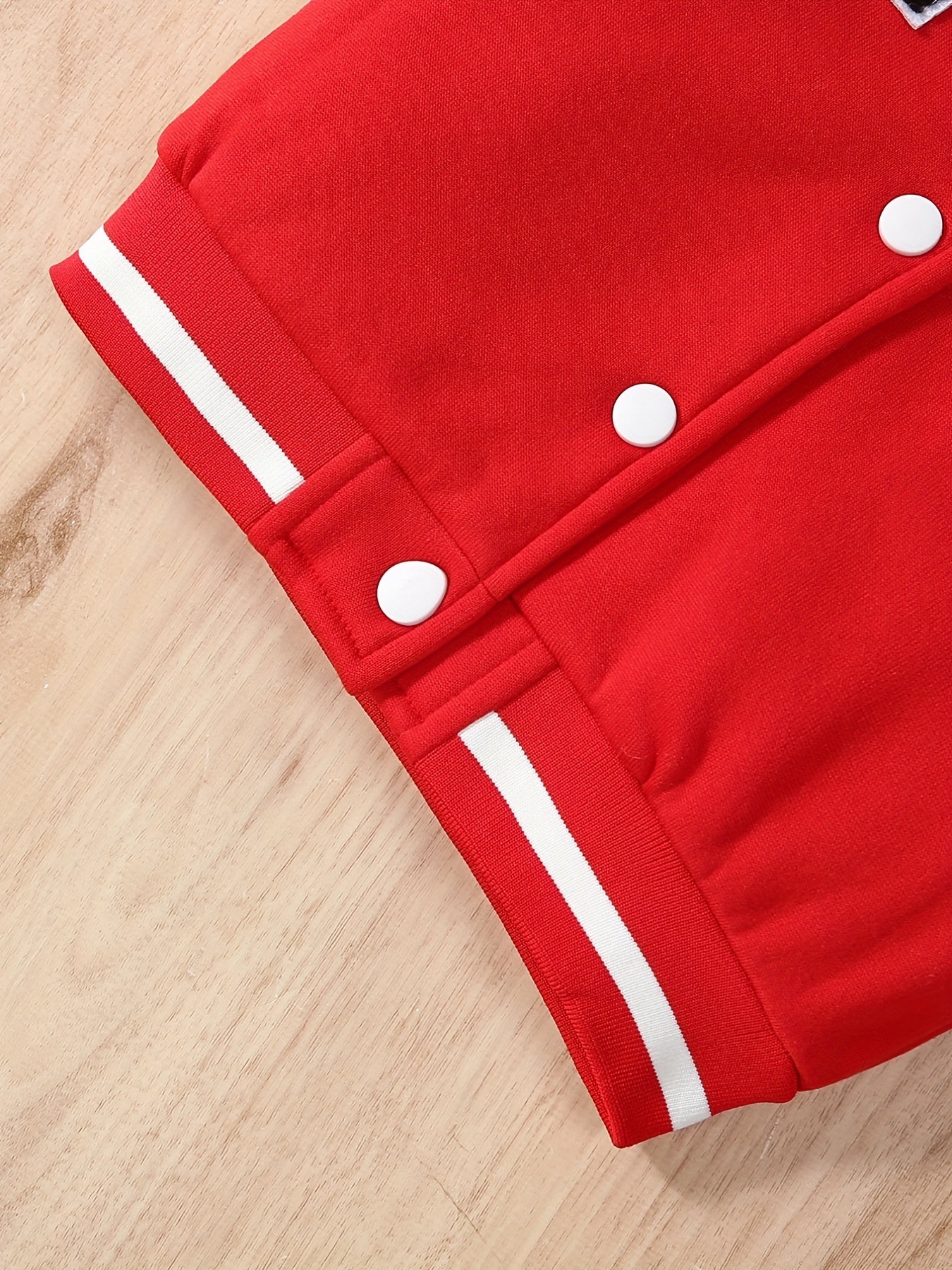 Boys Varsity Jacket Long Sleeve Letter Graphic Baseball Collar Embroidered Block