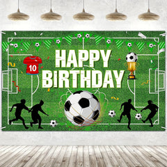 Soccer Ball Party Banner Soccer Birthday Decorations