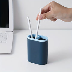 Multifunctional Office Desk Storage Pen Holder Makeup Brush Bucket