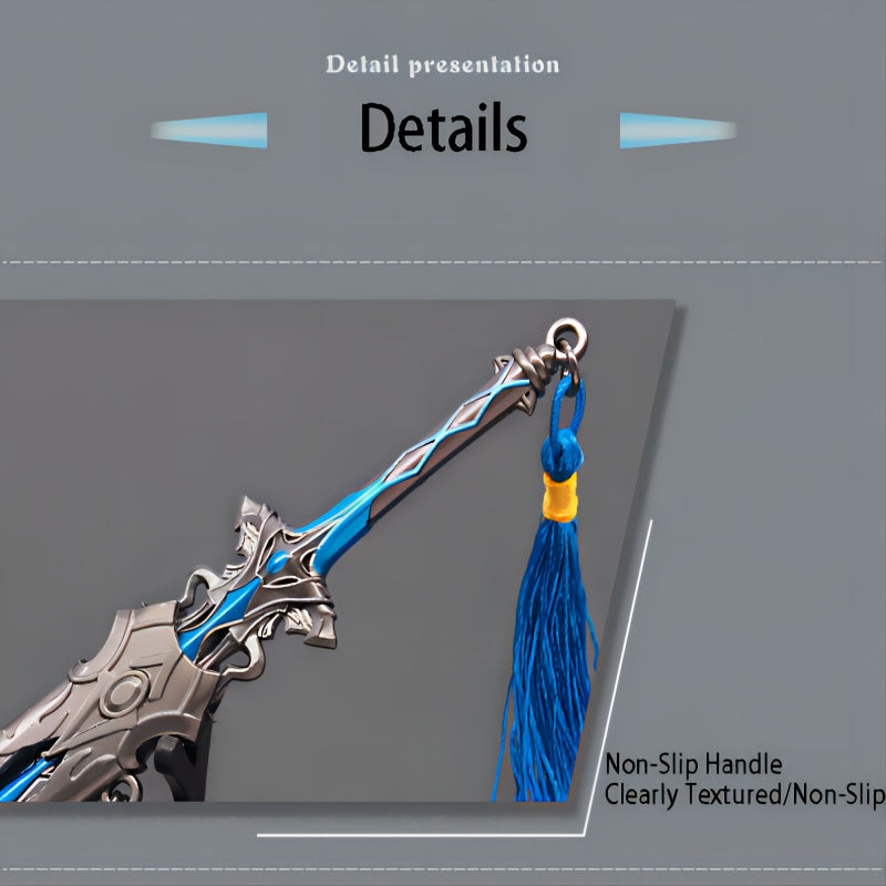 Mini Sword Pendant Keychain with Sheath Toy Sword Bag Decoration