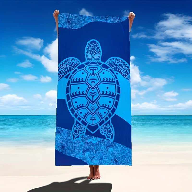 Soft Sand Proof Turtle Beach Towel for Swimming Camping Vacation