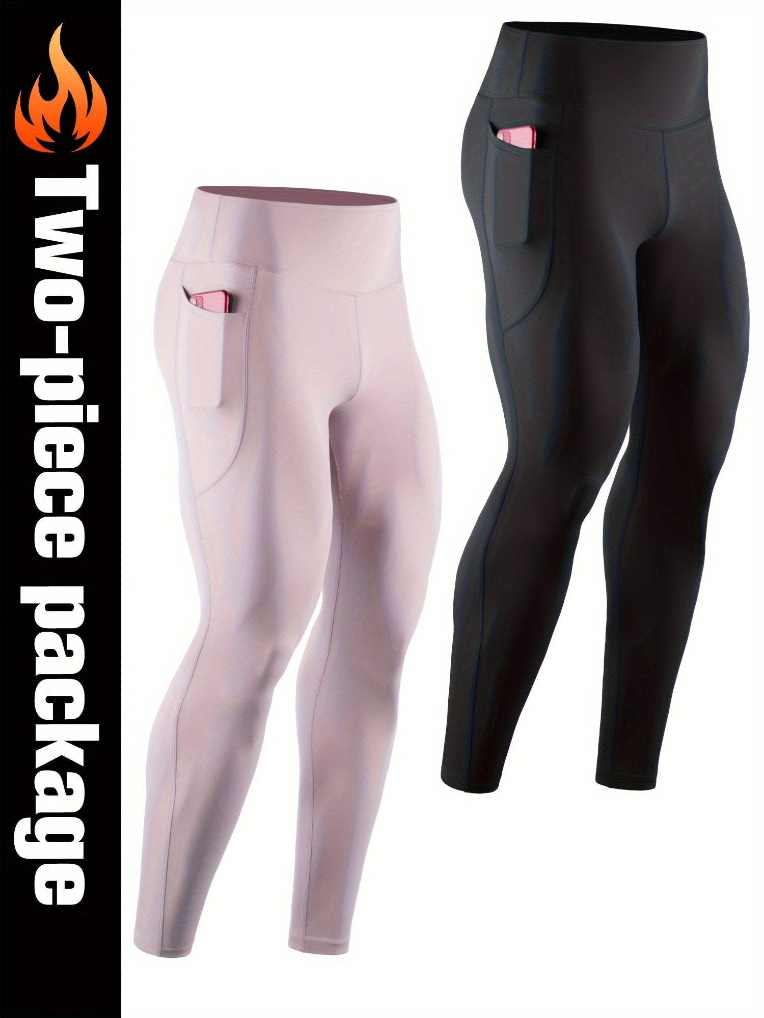 Men's Tight Pants Set for Yoga Track Sports