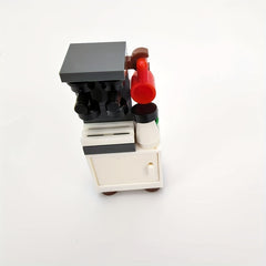 Mini Coffee Machine & Water Dispenser Building Blocks Set