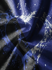 Men's Heart Pattern Sports T-shirt for Summer