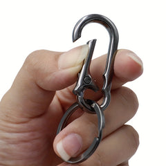Metal Keychain For Men And Women Anti Lost Key Chain Keyring Buckle