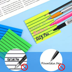 30 Page Transparent Sticky Notes - Waterproof & Writable