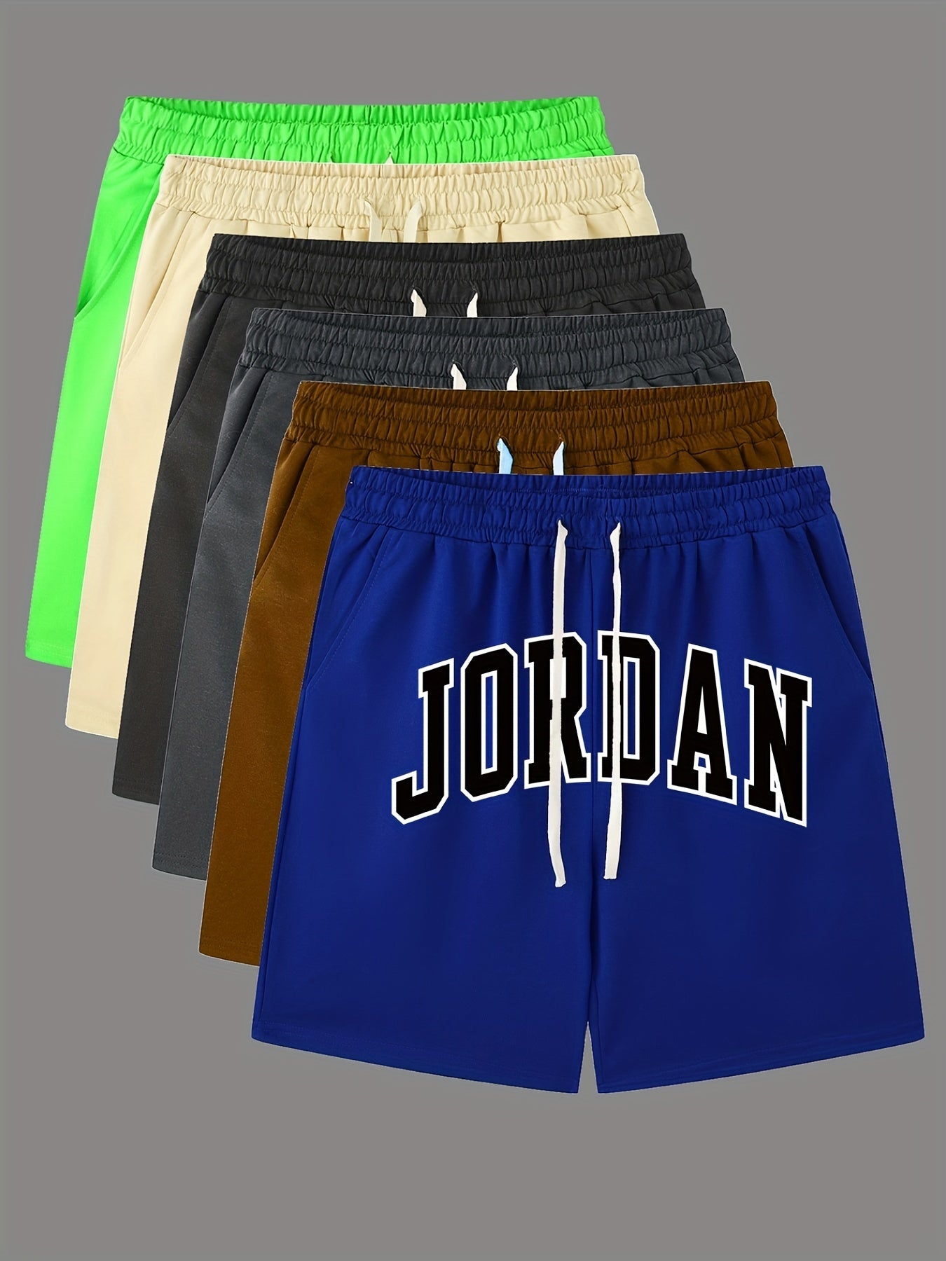 Comfy Elastic Waist Drawstring Shorts For Summer