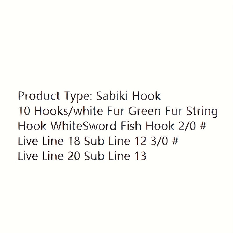 Stainless Steel 10 Skewer Hooks Bionic Squid Chatterbait Hooks