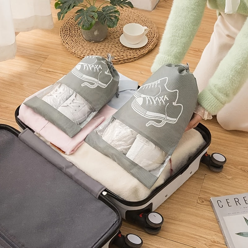 Shoes Storage Bag Closet Organizer Travel Portable Waterproof Pocket