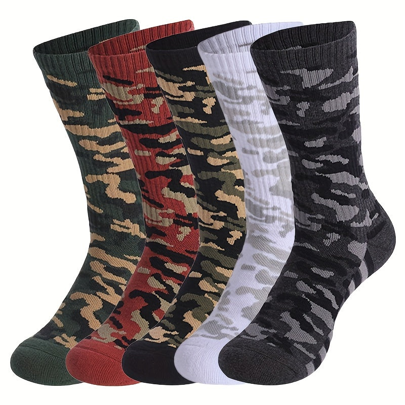 Camouflage Sports Socks for Running Hiking Basketball
