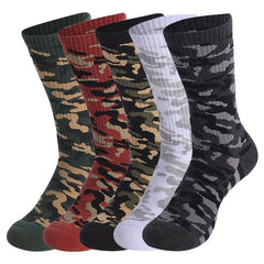 Camouflage Sports Socks for Running Hiking Basketball