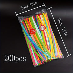 200pcs Magic Balloons Holiday Party Supplies