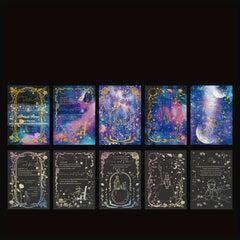 15pcs Paper Moon And Stars Decor DIY Art Supplies