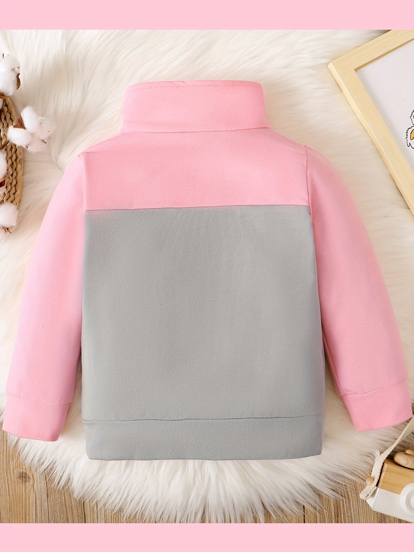 Girls Casual Pullover Sweatshirt Long Sleeve Zip Up Crew Neck Tops