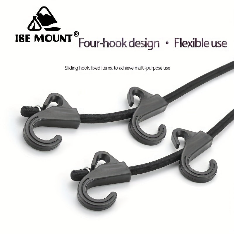Elastic Rope with Double Hook for Camping