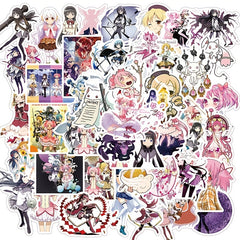 50pcs Puella Magi Madoka Magica Series Waterproof Sticker DIY Toys
